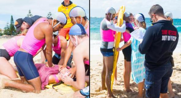 swimmers.